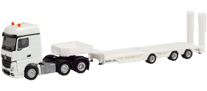 メルセデス ベンツ アクトロス ビッグスペース 18 6x2 セミトレーラー / Herpa 1/87 建設機械模型 工事車両