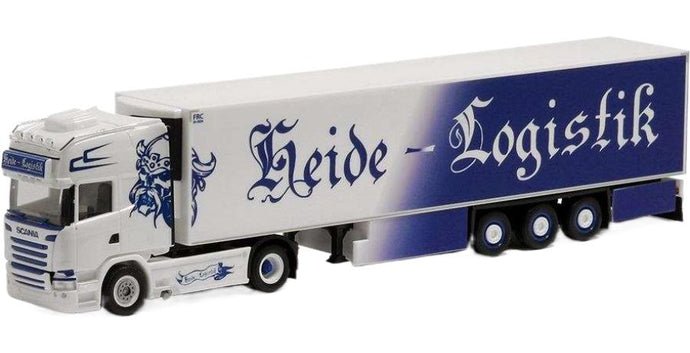 スカニア R'13 TL ハイド・ロジスティック トラック トレーラー / Herpa 1/87 建設機械模型 工事車両