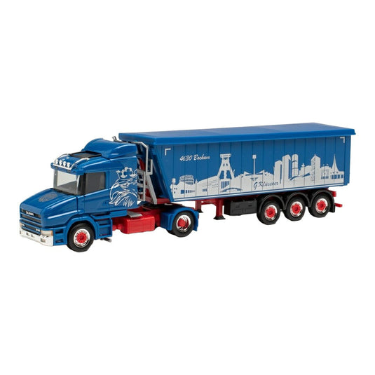 Gunter Klusener Bochum スカニア ハウバー ダンプトレーラー / Herpa 1/87 ミニカー トラック模型