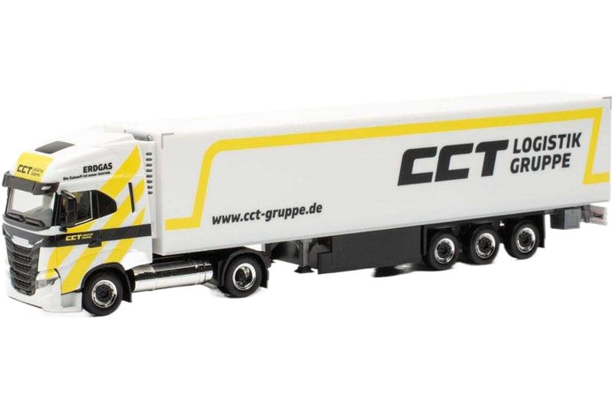 CCT Logistik Gruppe Iveco S Way LNG トラック トレーラー / Herpa 1/87 建設機械模型 工事車両