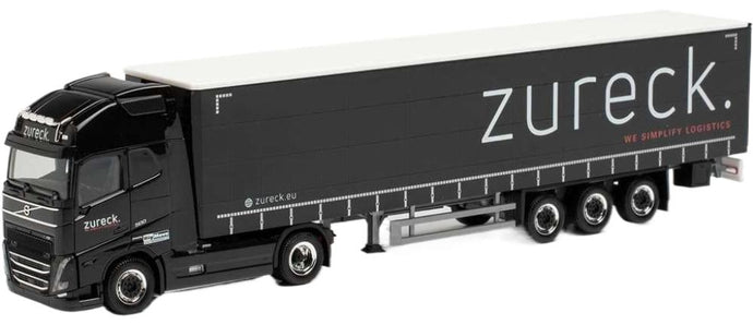 ツレック ロジスティクス ボルボ FH グローブトロッター トラック 輸送車  / Herpa 1/87 建設機械模型 工事車両