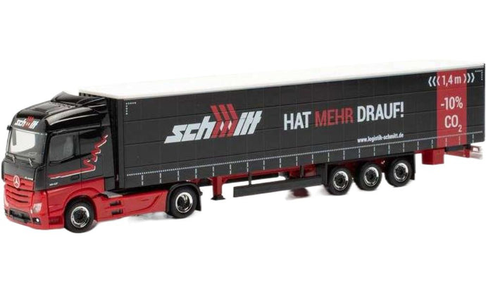 メルセデス ベンツ アクトロス ウォルター シュミット トラック / Herpa 1/87 建設機械模型 工事車両