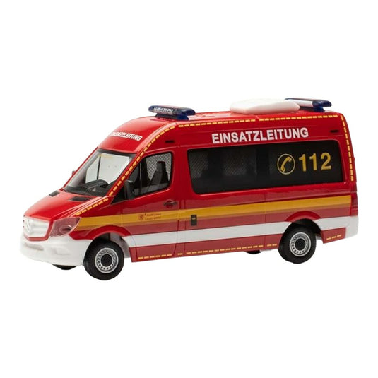 メルセデス・ベンツ スプリンター 2023 消防指令車 ルーネン / Herpa 1/87 ミニカー トラック模型