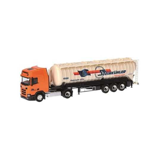 Steinkuehler Scaniaスカニア CR20HD Suction Silo Semitrailerサイロセミトレーラー トラック 模型 /Herpa 1/87
