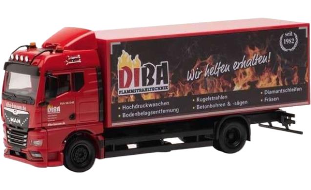 DAF MAN TGX GM ソロボックス トラック 953955/ Herpa 1/87 建設機械模型 工事車両