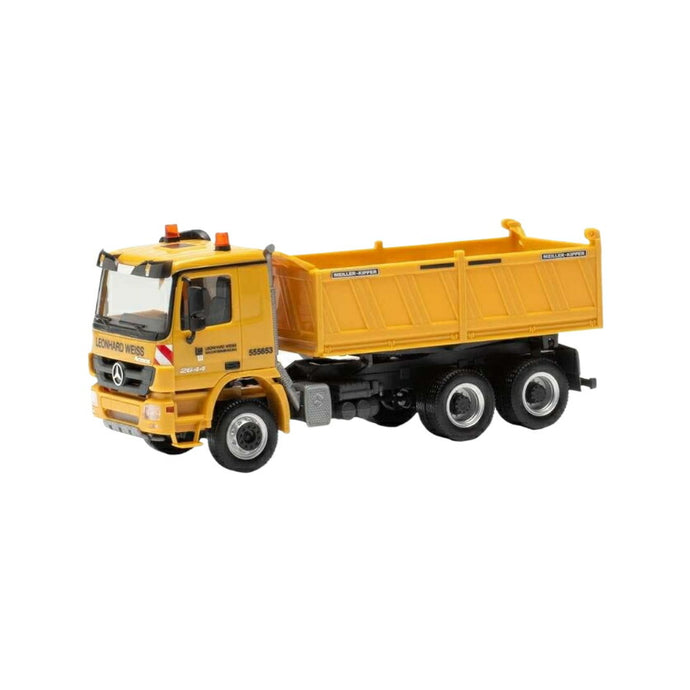 Herpa Leonhard Weiss Mercedes Benz Actros M 建設ダンプ 954549/ Herpa 1/87  模型