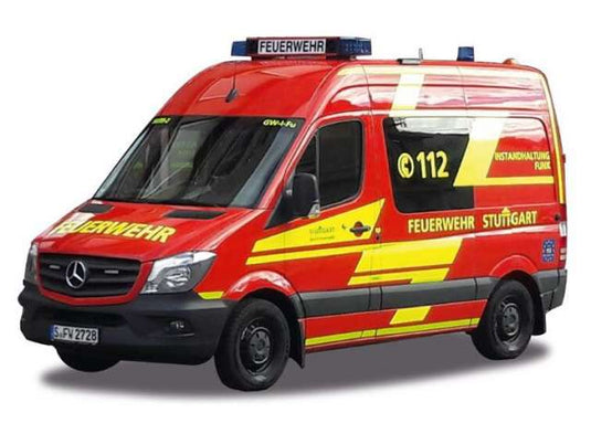 メルセデスベンツ スプリンター シュトゥットガルト消防署 消防車 ヘルパ / Herpa 1/87 ミニカー