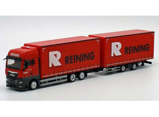 MAN TGX GX G.Hz. ライニング (NL) レッド/Herpa 1/87ミニカー