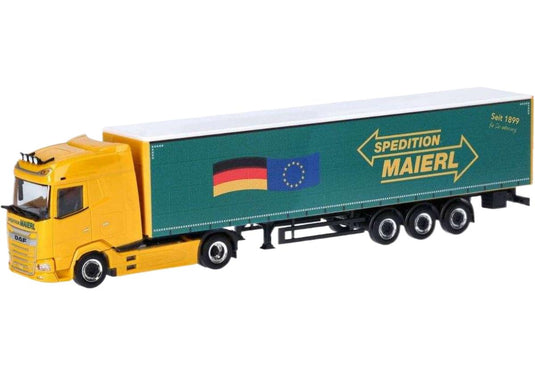 Spedition Maierl DAF XG カーテンサイドセミトレーラー トレーラー / Herpa 1/87 建設機械模型 工事車両