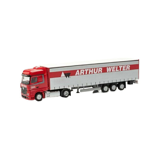 Herpa Welter Mercedes Benz Actros BigSpace 防水シートセミトレーラー 955614/ Herpa 1/87  模型