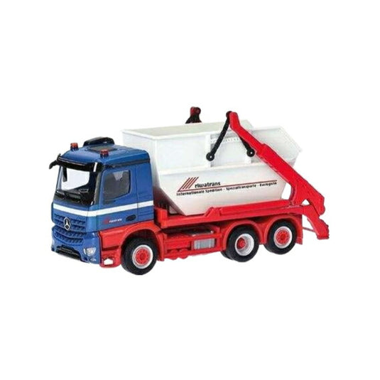 Herpa Riwatrans Mercedes Benz Arocs M スキップローリー 3a 新型 956604/ Herpa 1/87  模型