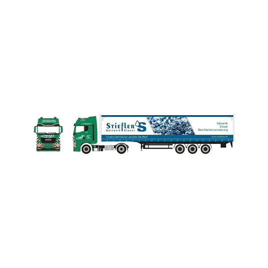 Herpa Trost/Stiefler MAN TGX GX カーテンサイドセミトレーラー 957236/ Herpa 1/87  模型