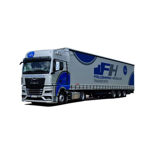 Herpa Freudenmann-Henssler MAN TGX GX ローライナーセミトレーラー 957250/ Herpa 1/87  模型