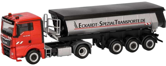 Eckhardt Spezialtransporte MAN TGX GX XL Euro 6c サーモマルチセミトレーラー トレーラー / Herpa 1/87 建設機械模型 工事車両