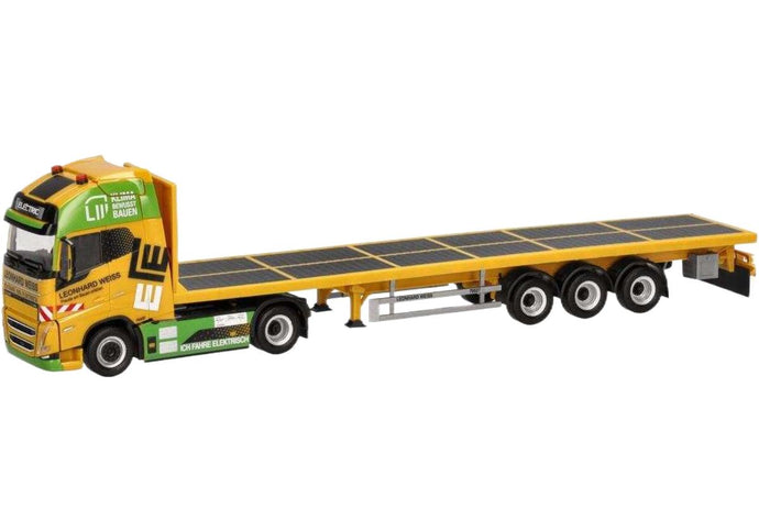 Leonhard Weiss Volvo FH GL XL Electric トラクタ / Herpa 1/87 建設機械模型 工事車両