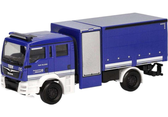 THW ドルトムント MAN TGM MzGW トラック / Herpa 1/87 建設機械模型 工事車両
