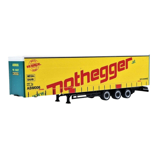 Nothegger カーテンサイドセミトレーラー 3軸 / Herpa 1/87 ミニカー トラック模型