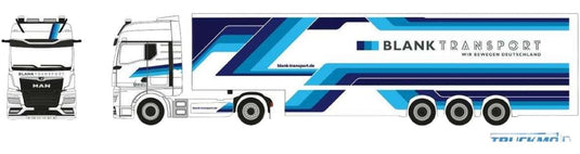 MAN TGX GX 冷蔵トレーラー トラック / Herpa 1/87 建設機械模型 工事車両