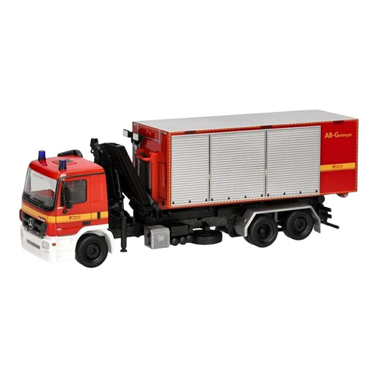 メルセデス・ベンツ アクトロス M 2008 消防車 コンテナ積載車 / Herpa 1/87 ミニカー トラック模型
