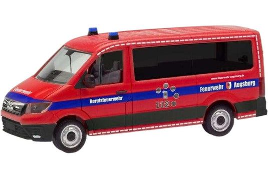 消防 Augsburg MAN TGE バス FD 096362 / Herpa 1/87 建設機械模型 工事車両