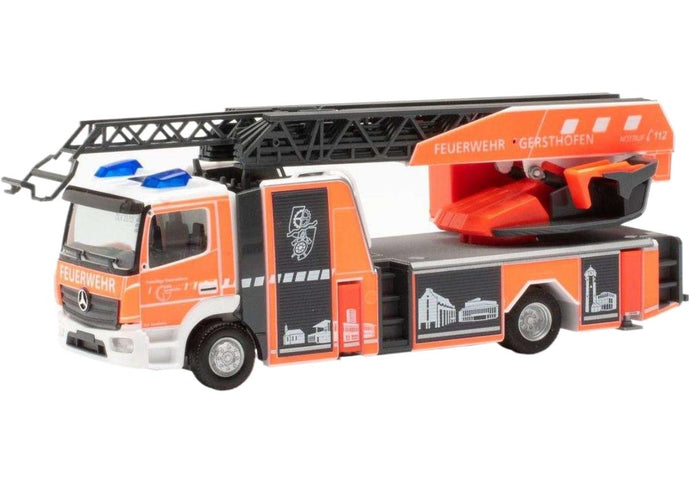 消防 Gersthofen Mercedes Benz Atego トラック / Herpa 1/87 建設機械模型 工事車両