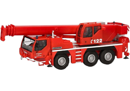 消防 Wien Liebherr LTM1045 クレーン 098083 モバイルクレーン / Herpa 1/87 建設機械模型 工事車両