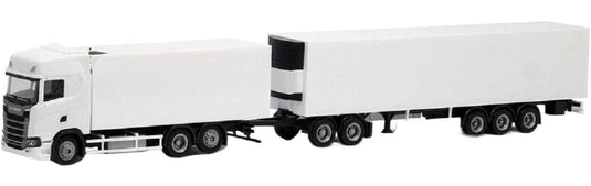 スカニア CS20 HD 冷蔵 ユーロコンビ トラック / Herpa 1/87 建設機械模型 工事車両