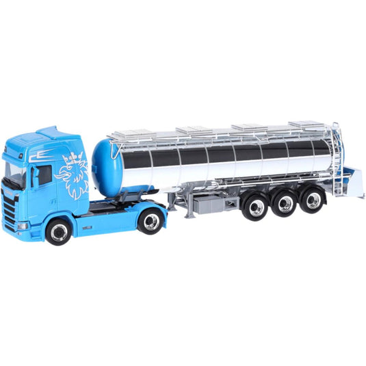 Scania CS HD 32cbm Feldbinder chrom tanker semitrailer BM961059