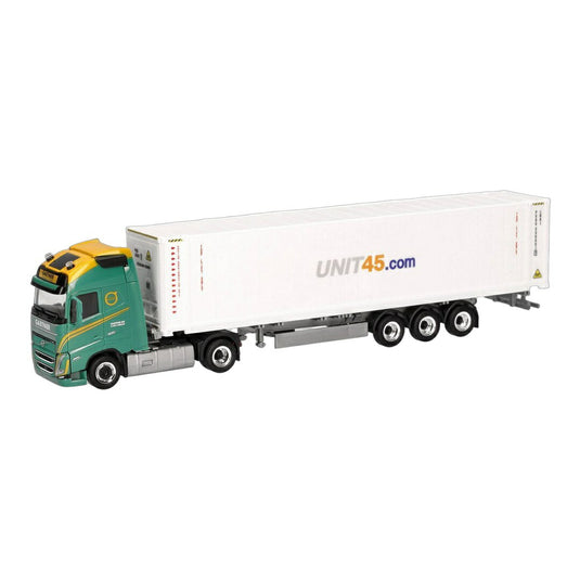Gartner KG / Unit45.com ボルボ FH 2020 GL XL 冷凍冷蔵 コンテナ セミトレーラー 2軸/3軸 冷凍車 / Herpa 1/87 トラック模型