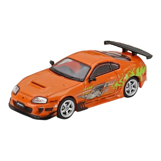 Toyotaトヨタ Supraスープラ MKIV スパイダー 1995 Brian仕様 オレンジ TVシリーズ / Herpa 1/87 ミニカー