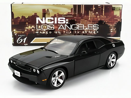 DODGE CHALLENGER SRT8 クーペ 2009 NCIS:LA 警察車両 ブラック/ HIGHWAY61 1/18 ミニカー