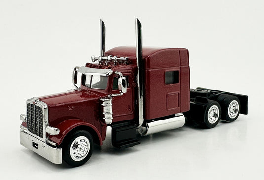Peterbiltピータービルト 389 with Sleeper Cab Metallic Redメタリックレッド / HO LOGISTICS 1/87 模型