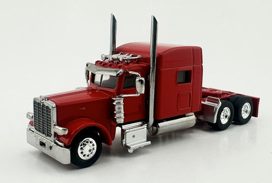 Peterbiltピータービルト 389 with Sleeper Cab Redレッド / HO LOGISTICS 1/87 模型