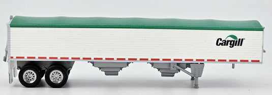 穀物トレーラー 緑タープ 農業 運搬車 荷台 働く車 模型 ダイキャスト モデル / HO LOGISTICS 1/87 ミニカー 模型