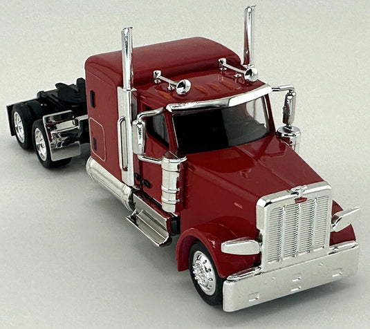 Peterbiltピータービルト 589 72インチ スリーパー レッド トラック 模型 モデル / HO LOGISTICS 1/87 ミニカー 模型