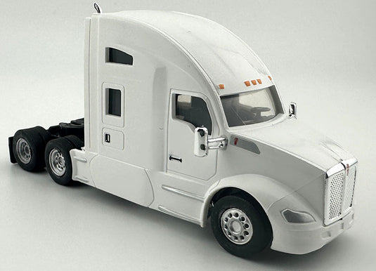 Kenworthケンワース T680 スリーパーキャブ ホワイト トラック 働く車 模型 モデル / HO LOGISTICS 1/87 ミニカー 模型