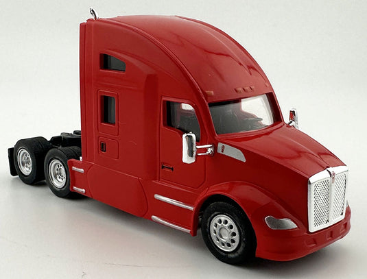 Kenworthケンワース T680 スリーパーキャブ レッド トラック 働く車 模型 モデル / HO LOGISTICS 1/87 ミニカー 模型