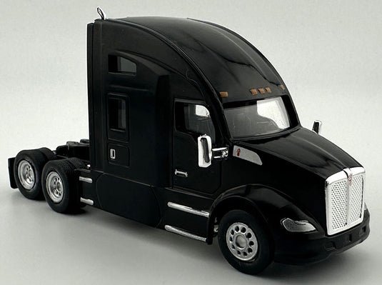 Kenworthケンワース T680 スリーパーキャブ ブラック トラック 働く車 模型 モデル / HO LOGISTICS 1/87 ミニカー 模型