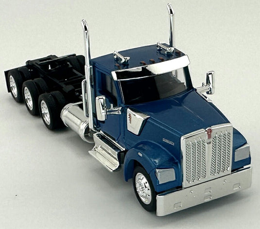 Kenworthケンワース W990 3軸 デイキャブ ブルーメタリック トラック 模型 モデル / HO LOGISTICS 1/87 ミニカー 模型
