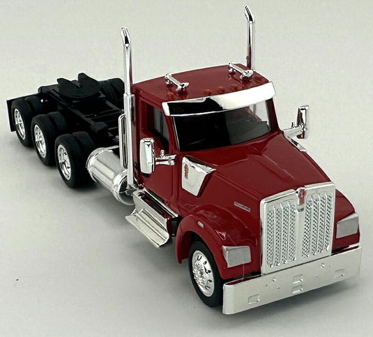 Kenworthケンワース W990 3軸 デイキャブ レッド トラック 働く車 模型 モデル / HO LOGISTICS 1/87 ミニカー 模型