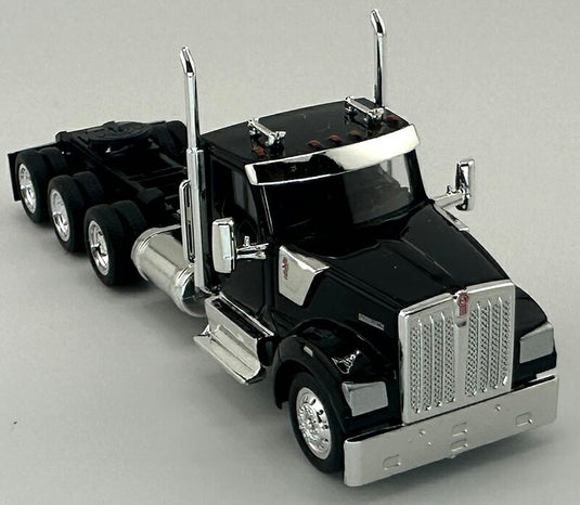 Kenworthケンワース W990 3軸 デイキャブ ブラック トラック 働く車 模型 モデル / HO LOGISTICS 1/87 ミニカー 模型