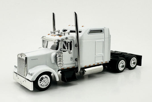 Kenworthケンワース W900L 2-Axle Sleeper Cab Whiteホワイト / HO LOGISTICS 1/87 模型