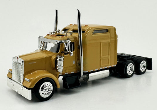 Kenworthケンワース W900L 2 Axle Sleeper Cab Yellow / HO LOGISTICS 1/87 模型