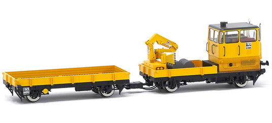 HOゲージ 鉄道模型 車両 Rivarossi DB 保線車両 KLV 53 Yellow Era IV DC DCC