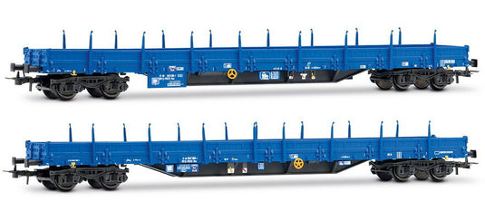 HOゲージ 鉄道模型 客車 Rivarossi Press 杭付貨車2両セット Era VI DC