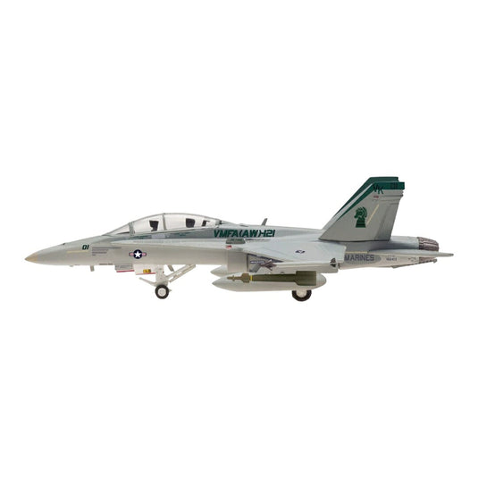 アメリカ海兵隊 US Marines F/A-18D VMFA(AW)-121 グリーンナイツ Green Knights / Hogan Wings 1/200 飛行機模型 ミリタリー