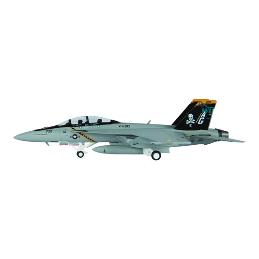 アメリカ海軍 US Navy F/A-18F VFA-103 ジョリーロジャース "Jolly Rogers" / Hogan Wings 1/200 飛行機模型 ミリタリー