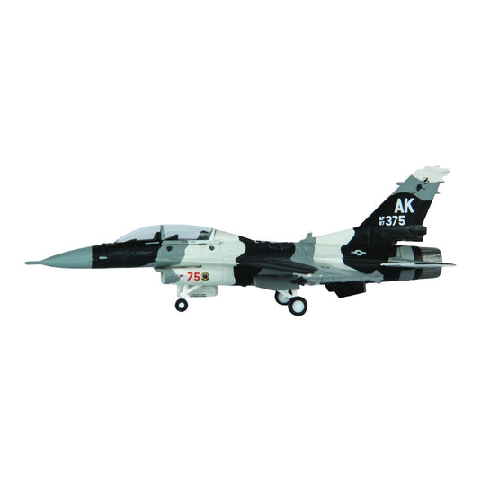 アメリカ空軍 USAF F-16D ブロック30 アイルソン空軍基地 第18アグレッサー飛行隊 AK 375 / Hogan Wings 1/200 飛行機模型 ミリタリー