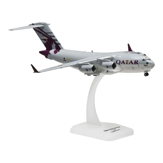 カタール空軍 Qatar Emiri Air Force ボーイング C-17A MAB / Hogan Wings 1/200 飛行機模型 ミリタリー