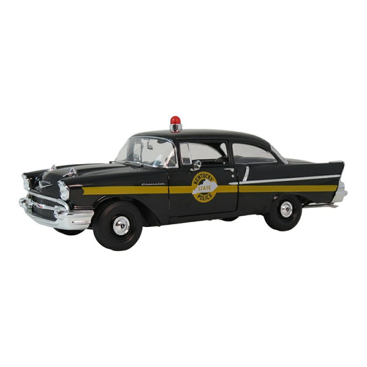 Chevroletシボレー 150 セダン 1957 ケンタッキー州警察 ブラック / HIGHWAY61 1/18 ミニカー